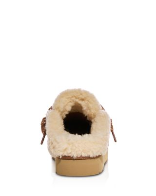 UGG® Women's Low Mel Shearling Mules | Bloomingdale's Shoes