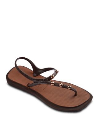 havaianas Women's Flash Fusion Studded Thong Sandals