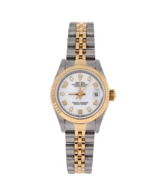 Oyster Perpetual Datejust Automatic Watch in Stainless Steel and Gold 26mm