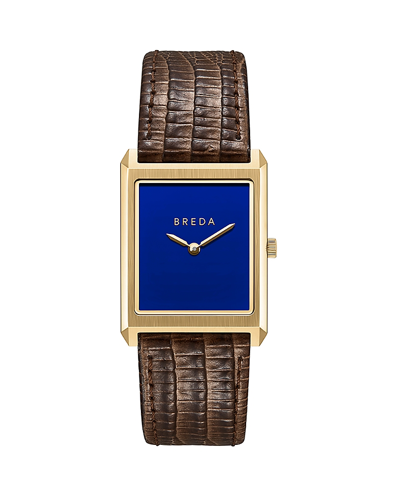 Breda Virgil Leather Strap Watch, 26mm x 20mm