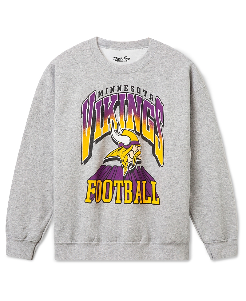 Junk Food Clothing Unisex Minnesota Vikings All Pro Crew Fleece