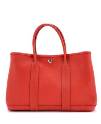 30 Garden Party Tote Leather