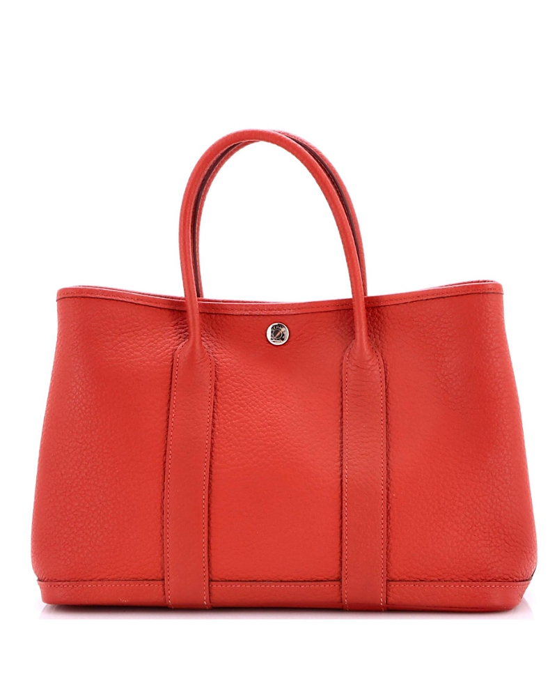 Pre-Owned HERMES 30 Garden Party Tote Leather