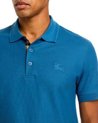 Burberry Eddie Cotton Piqué Equestrian Knight Polo Shirt