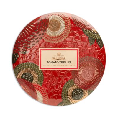 Tomato Trellis 3 Wick Tin Candle 12 oz.