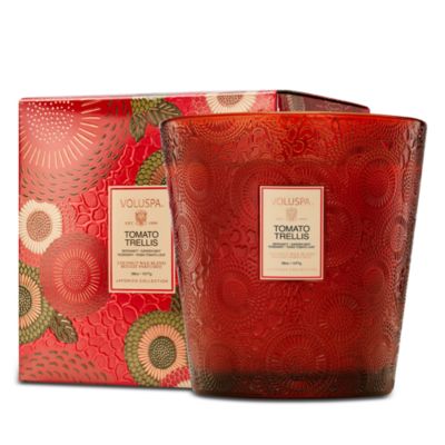 Tomato Trellis 3 Wick Hearth Candle 38 oz.