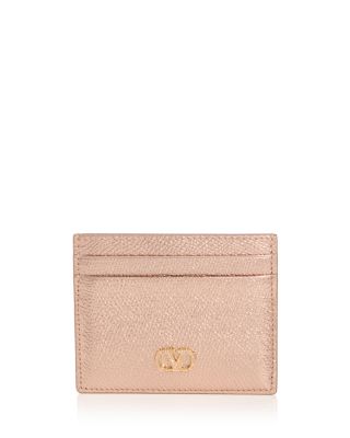 VLogo Signature Leather Card Case
