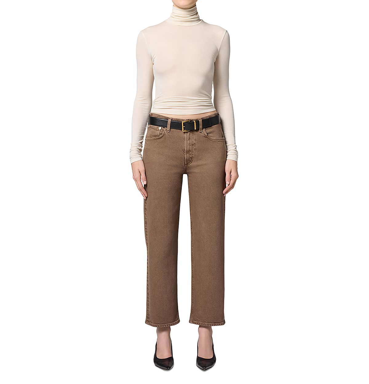 Citizens of Humanity Petites Palma High Rise Straight Jeans