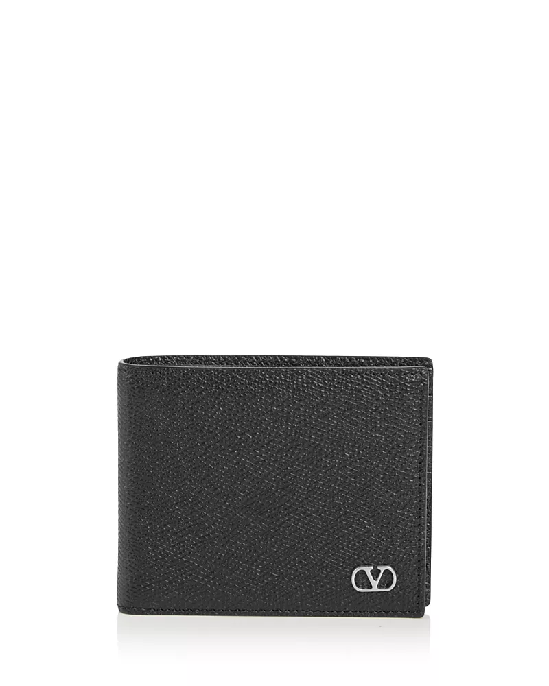 Valentino Garavani VLogo Signature Leather Bifold Wallet