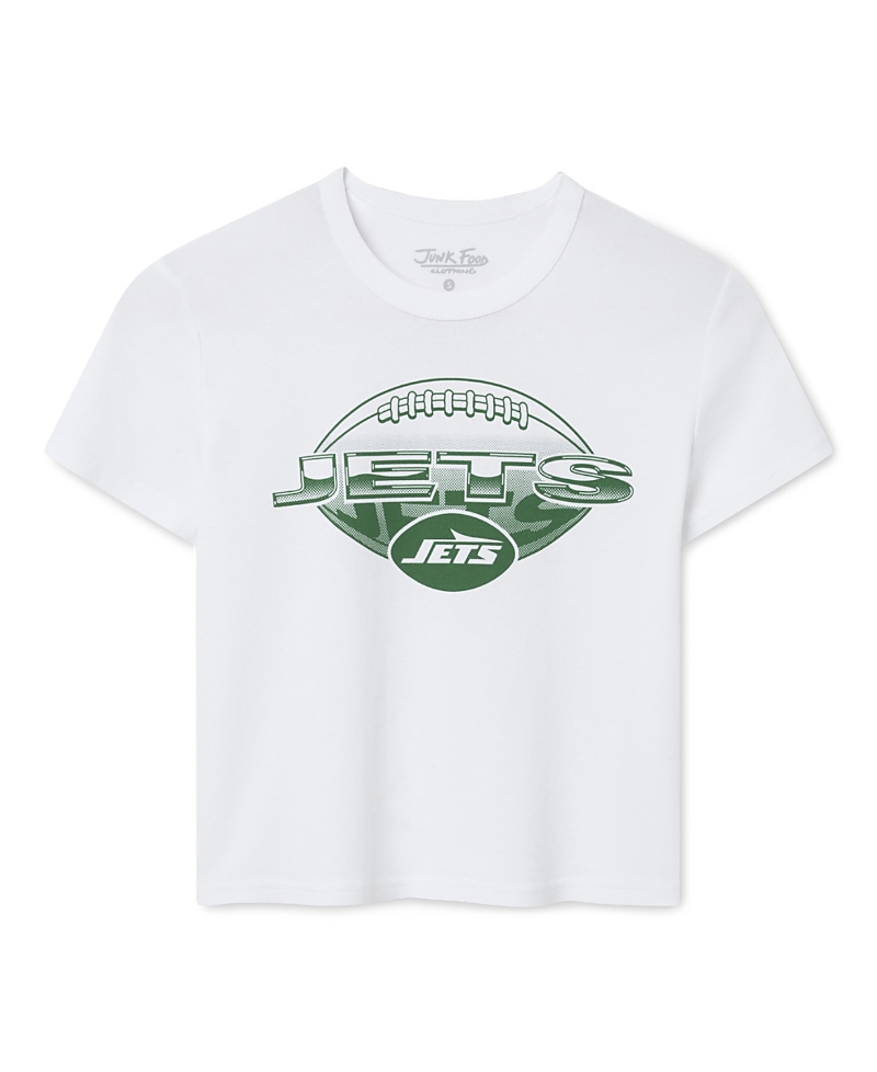 Junk Food Clothing Women's New York Jets Repeat Baby Tee