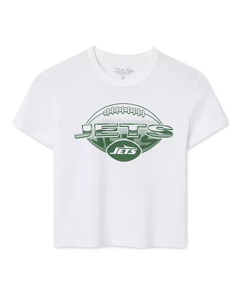 Junk Food Clothing Women's New York Jets Repeat Baby Tee