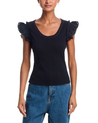 Giovanna Ruffle Sleeve Top