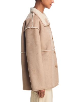 Shona Reversible Faux Sherpa Jacket - thumbnail 5