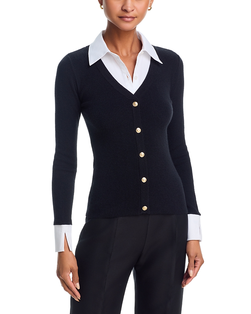 Generation Love Nixie Poplin Shirt Combo Sweater