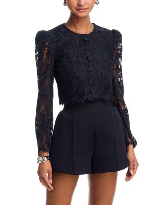 Baila Metallic Guipure Lace Jacket