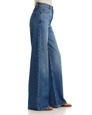 Frances High Rise Wide Leg Jeans in Serata - thumbnail 4