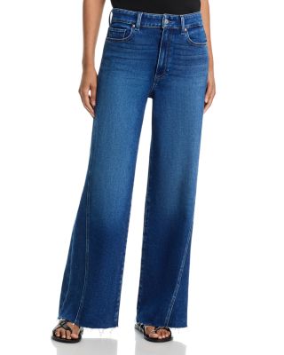 Anessa High Rise Wide Leg Jeans in Hollyhock