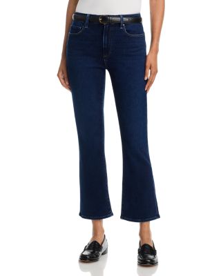 Mason High Rise Cropped Bootcut Jeans in Amagansett