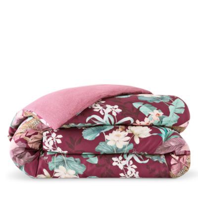 Patio Reversible Floral Duvet Cover, Queen