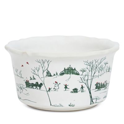 Country Estate Winter Frolic Ramekin, Set of 4