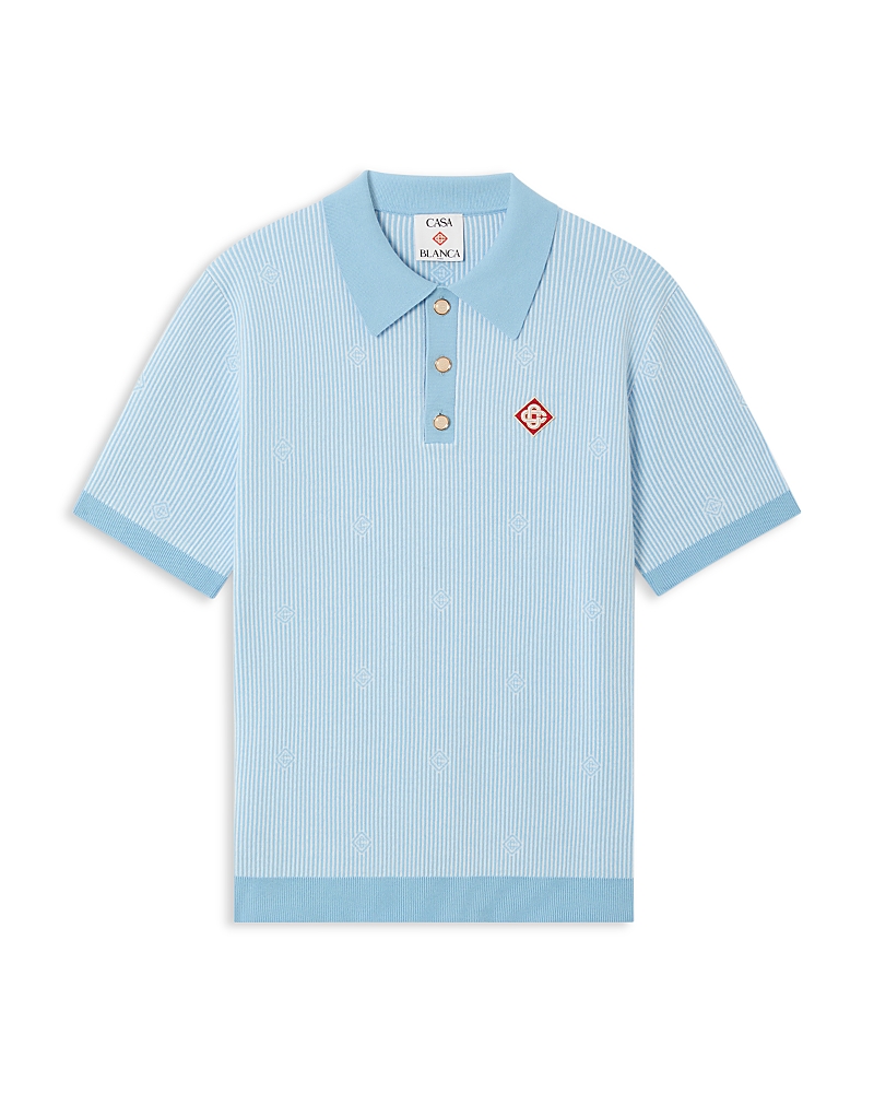 Casablanca Stripe Polo Shirt