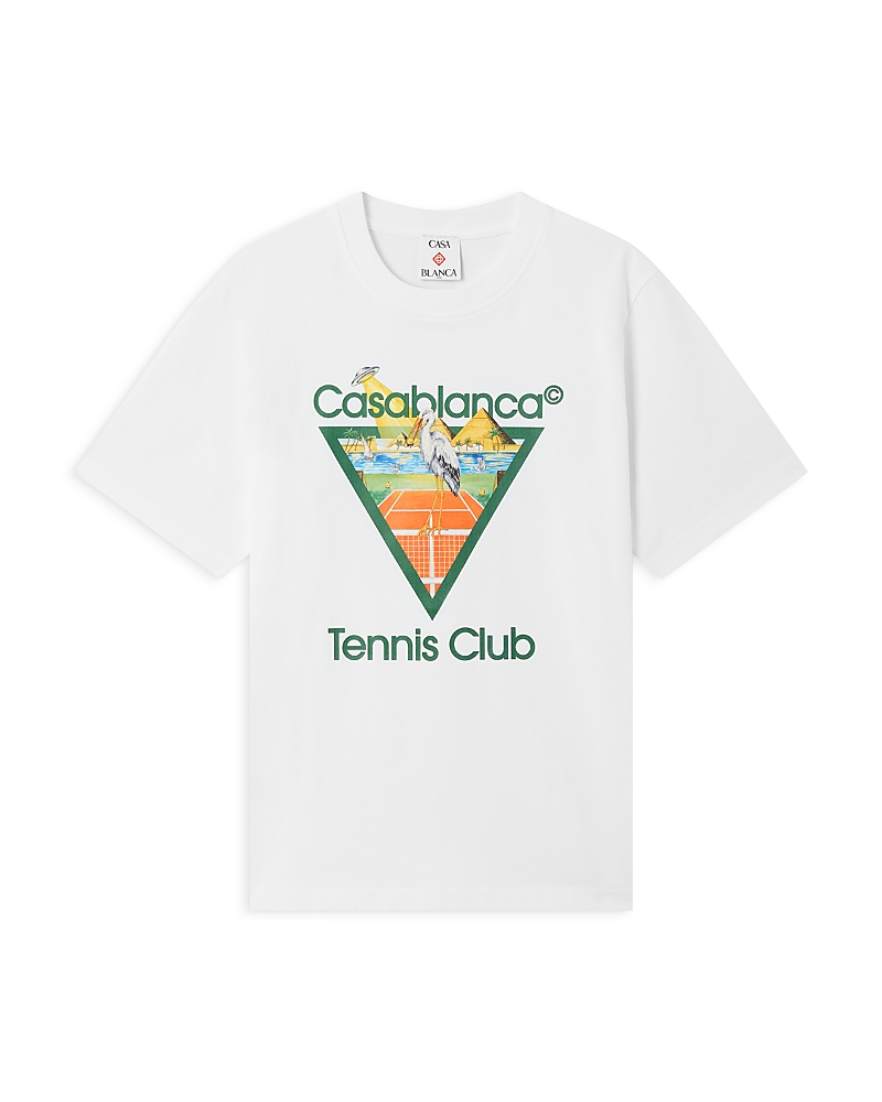 Casablanca Tennis Club Logo Graphic T-Shirt
