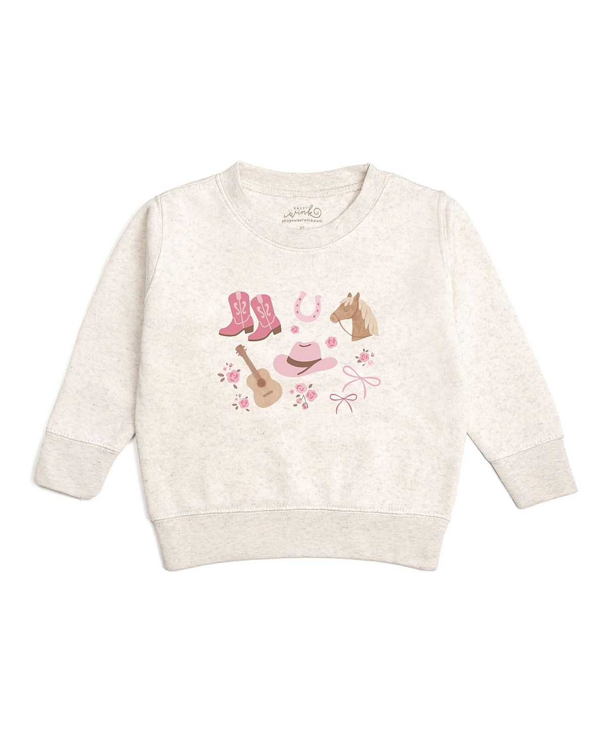 Sweet Wink Girls' Western Girlie Sweatshirt - Baby, Little Kid