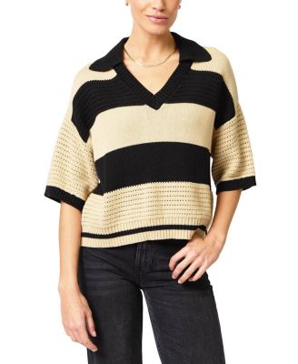 Women's Dean Mixed Stitch Rugby Sweater