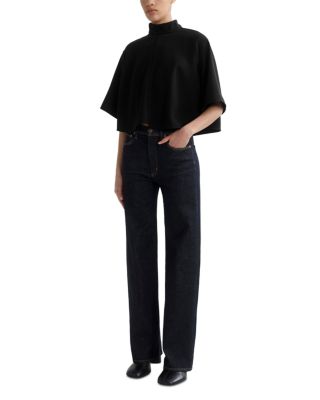 Harper Mid Rise Straight Jeans in Rinse - thumbnail 2