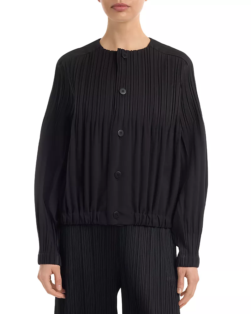 Pleats Please Issey Miyake Smooth Coat