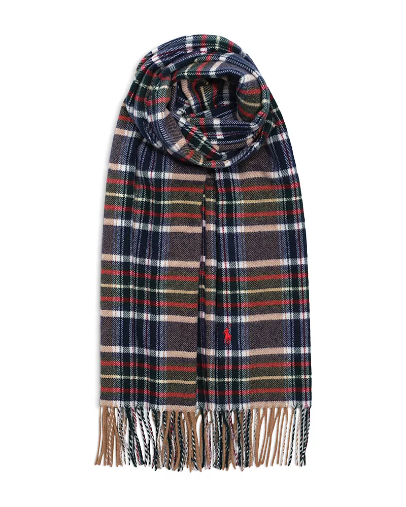 Polo Ralph Lauren Wool & Cashmere Plaid Scarf