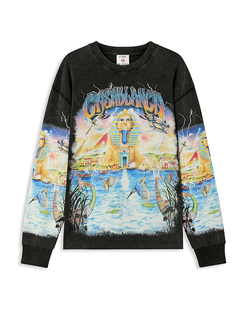 Casablanca Logo Graphic Sweatshirt
