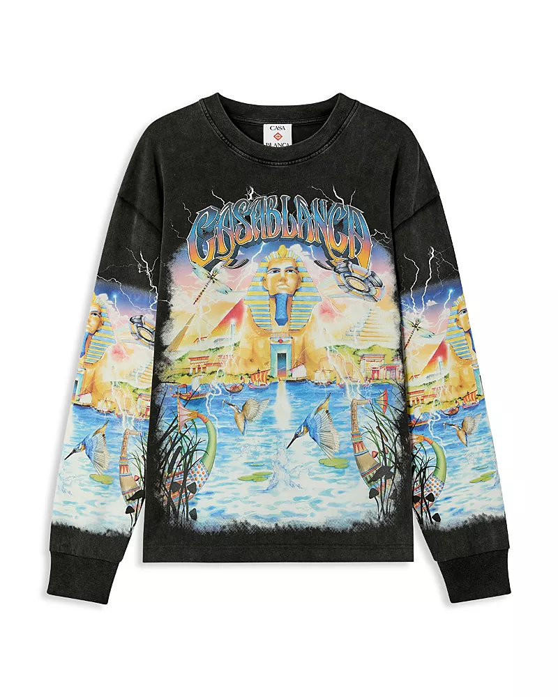 Casablanca Logo Graphic Sweatshirt