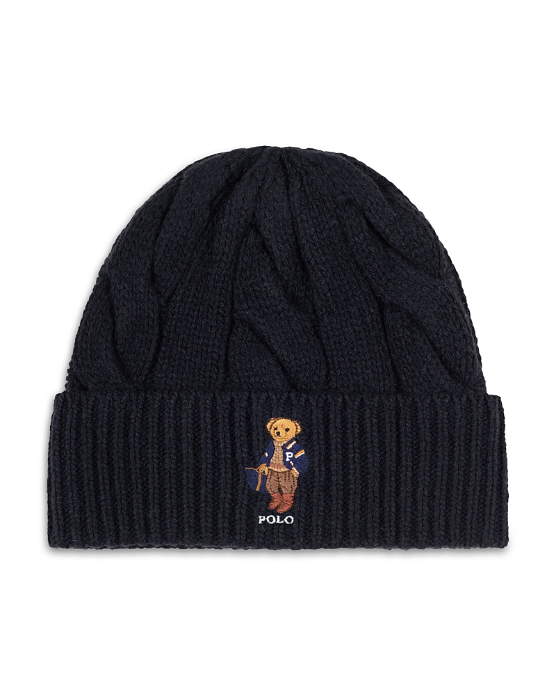 Polo Ralph Lauren Bear Cable Knit Beanie · OS