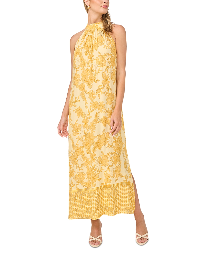 Vince Camuto Halter Neck Maxi Dress