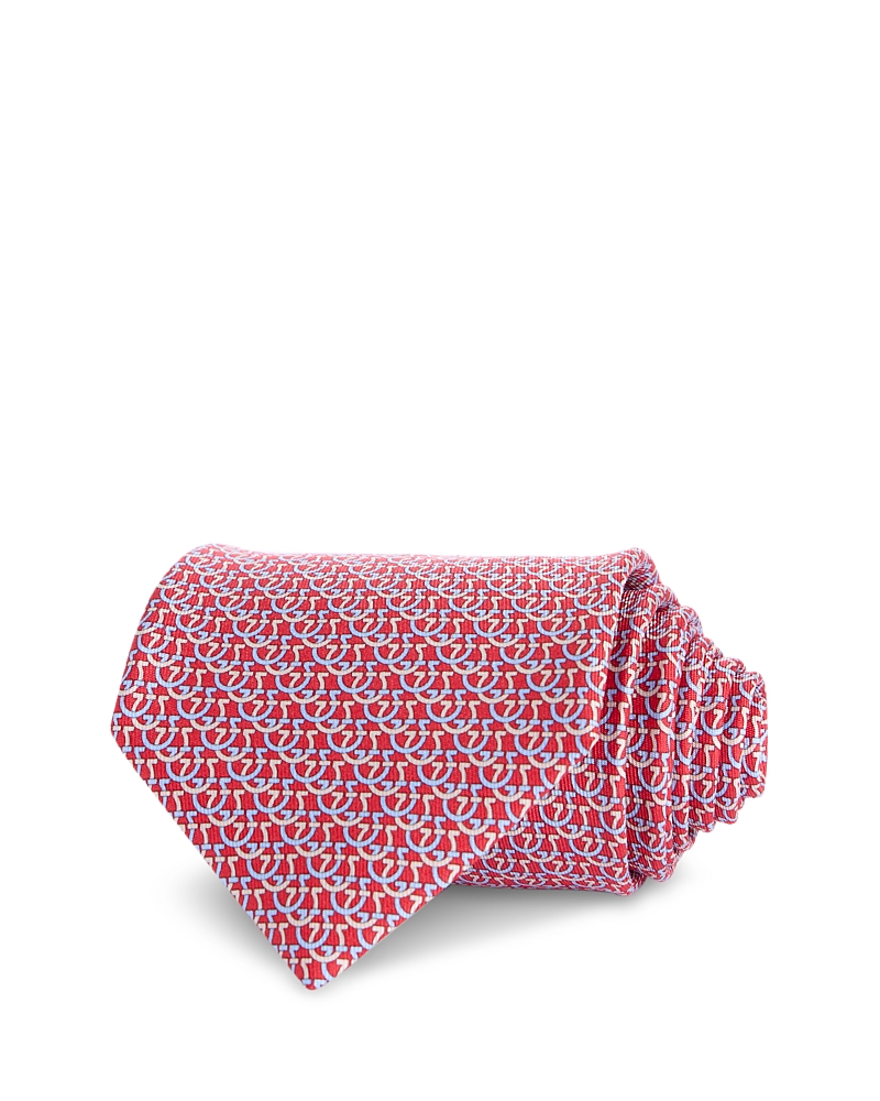 Ferragamo Silk Classic Gancini Link Tie · OS