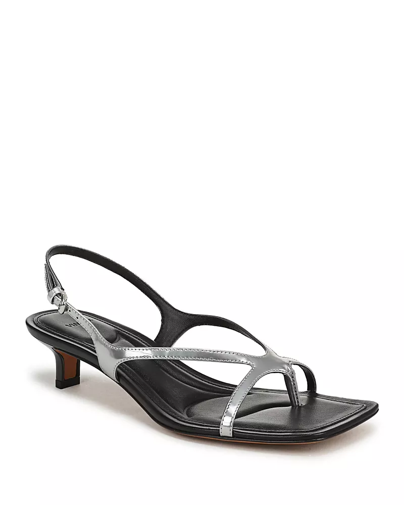 Vince Women's Posie Slingback Kitten Heel Sandals