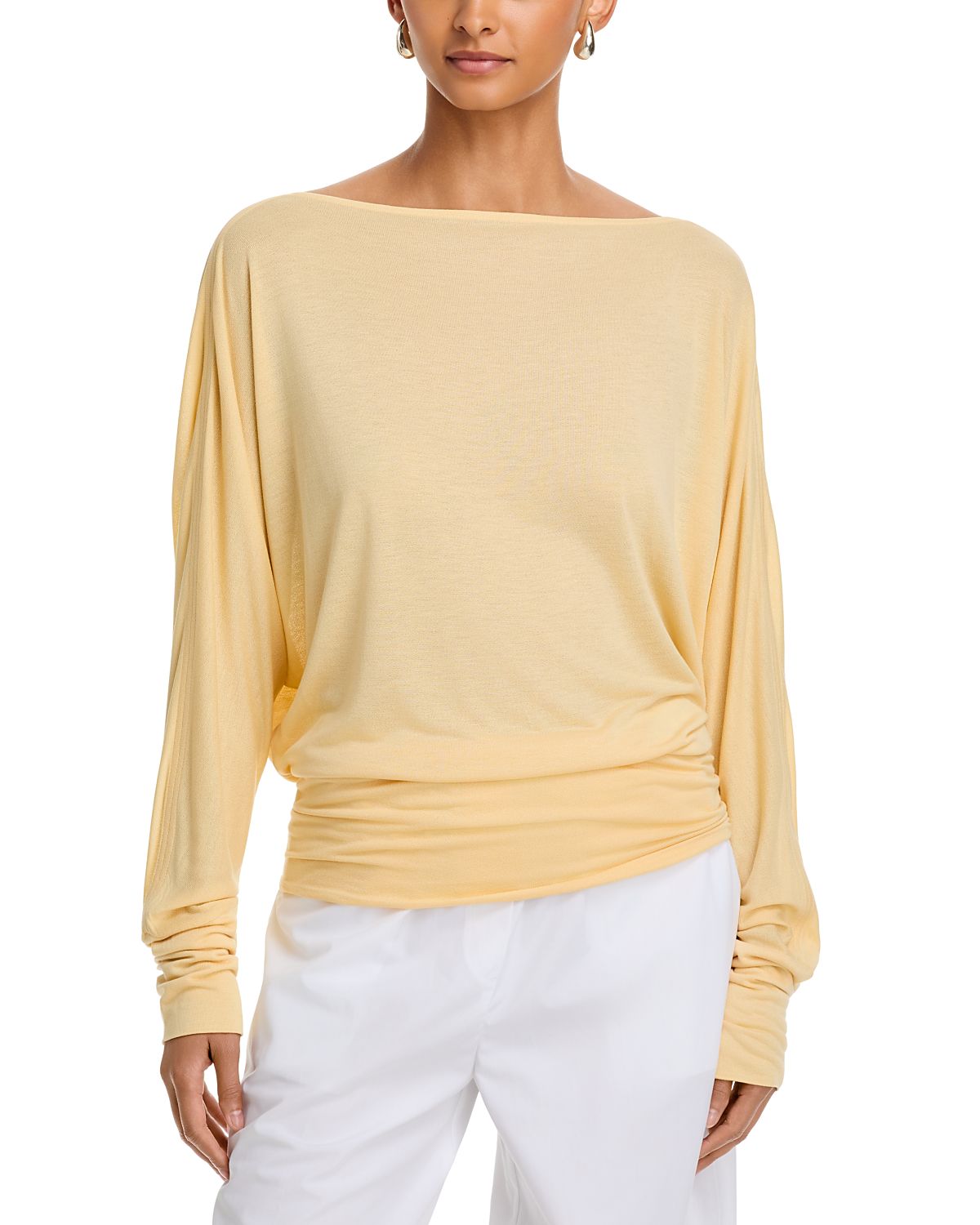 Toteme Boat Neck Jersey Top