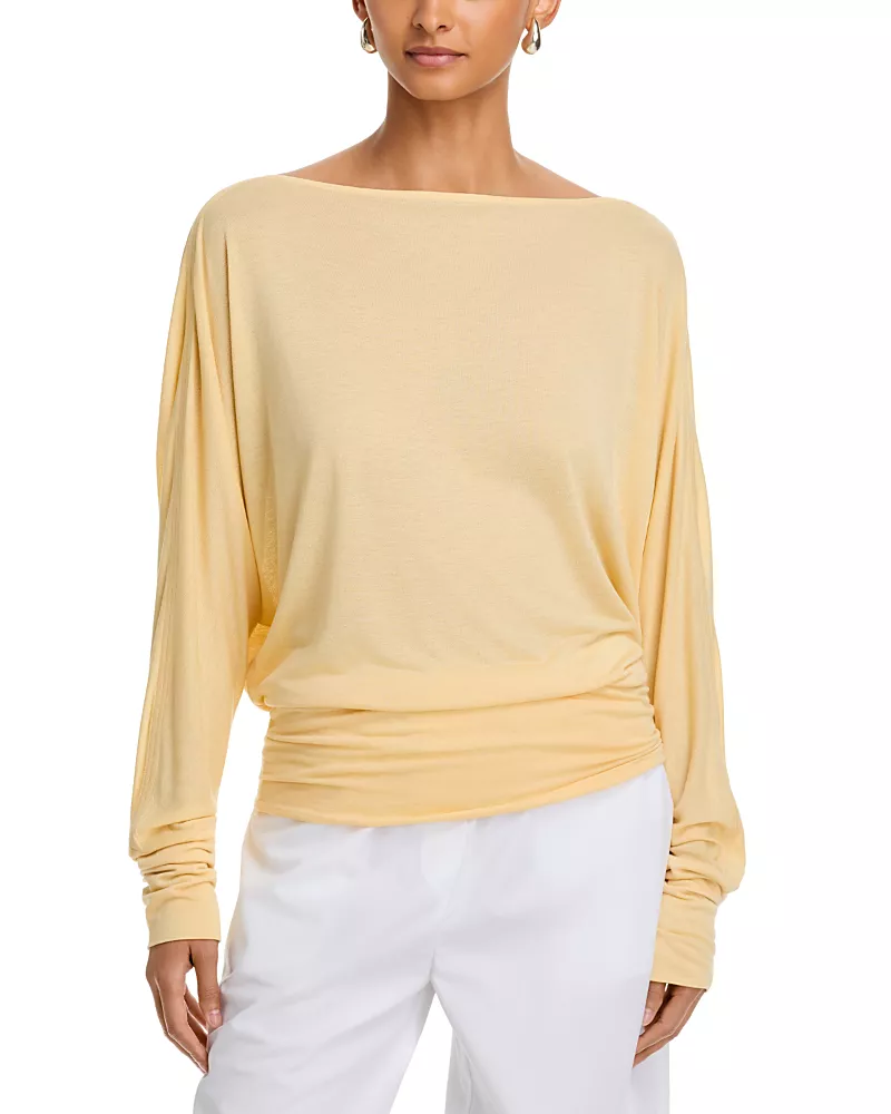 Toteme Boat Neck Jersey Top