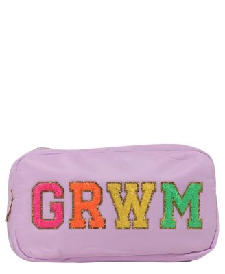  with GRWM Patch Nylon Pouch