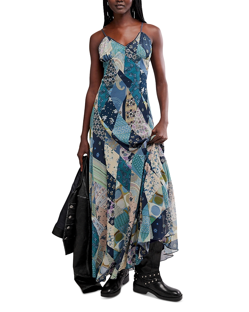 Free People Tis The Season V Neck Maxi Dress