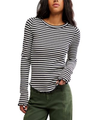 Easy Does It Striped Crewneck Tee