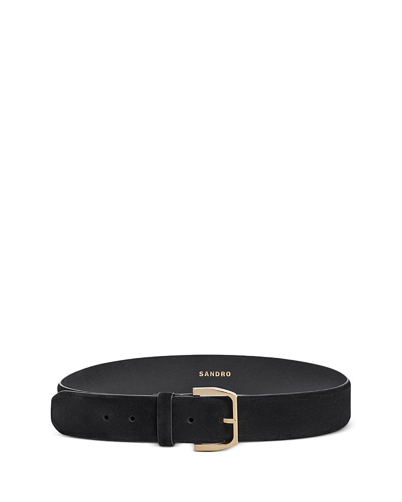 Sandro Women's Wide Suede Belt
