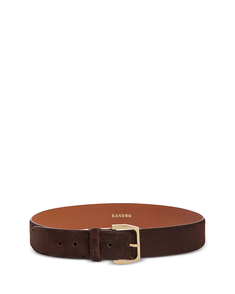 Sandro Women's Wide Suede Belt
