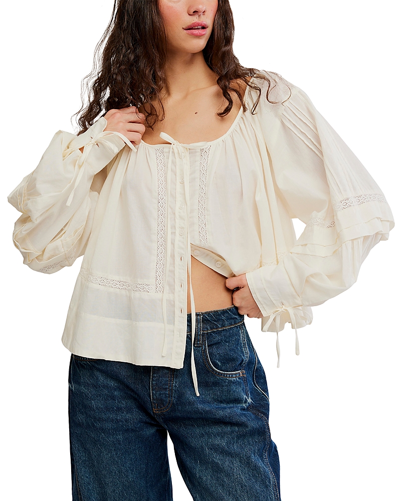 Free People La Lune Cotton Top
