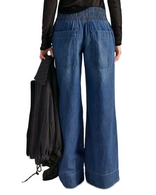 Breezy High Rise Denim Pull On Jeans in Dusk - thumbnail 2
