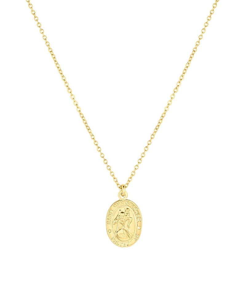 Set & Stones St. Christopher Charm Necklace