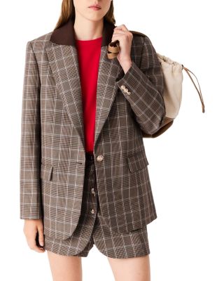 Vapimi Removable Collar Check Jacket