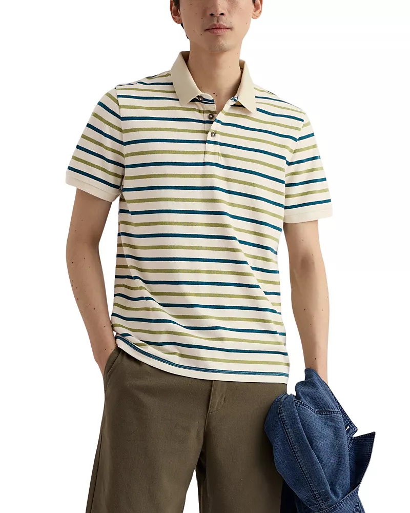 Seasalt Cornwall Men's Balefire Stripe Polo