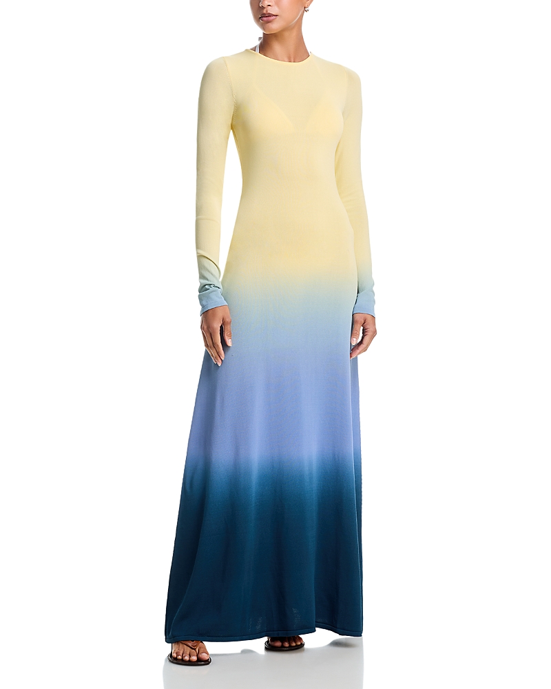 Solid & Striped The Dora Ombre Long Sleeve Dress